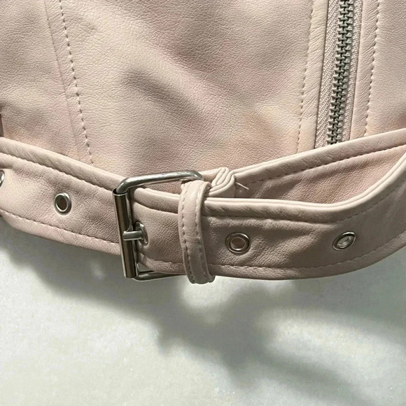 Forever 21 Moto Crop Faux Leather Jacket - Picture 8 of 14